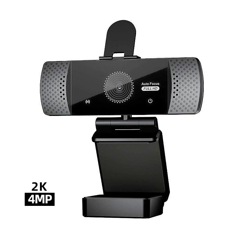 Black HD Webcam Microphone Computer Live